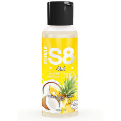 S8 4 en 1 Lubricante Postre Piña Colada 125 ml