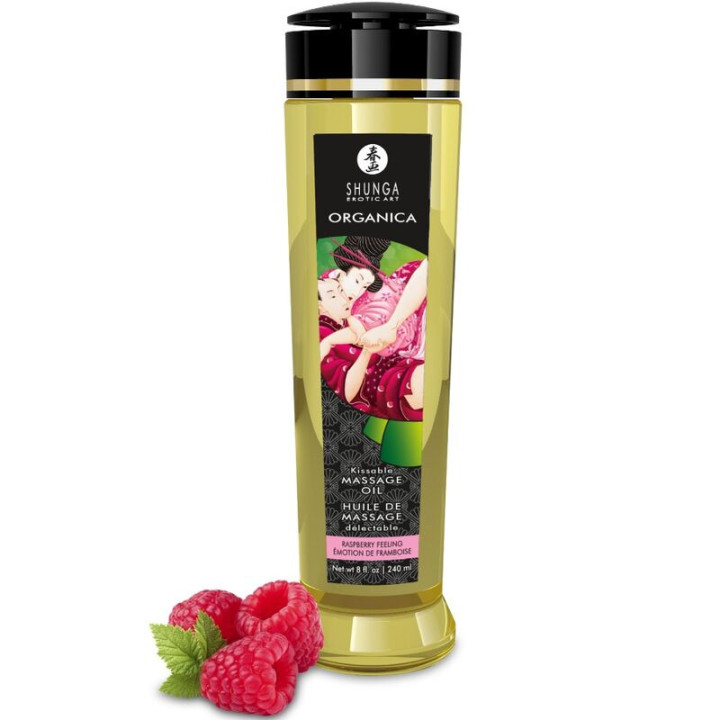 Aceite de Masaje Orgánico Frambuesa 240 ml