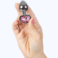 Plug Corazón Fucsia Talla S