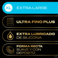 Durex Conexión Total XL Ultra Fino Sin Latex 10 Uds