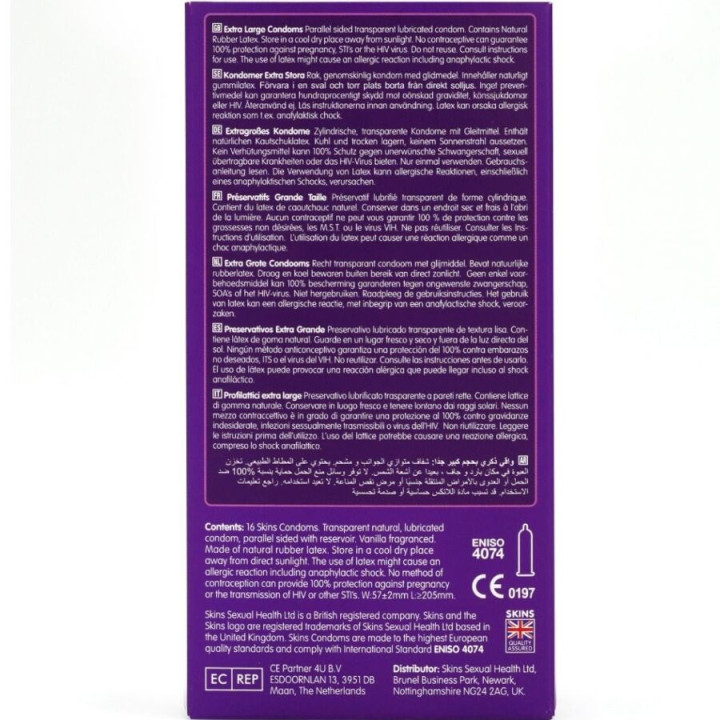 Preservativos Premium Talla XL 16 Uds