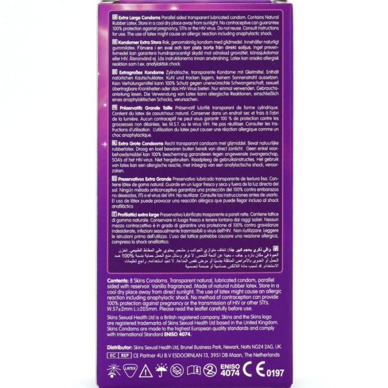 Preservativos Premium Tamaño XL 8 Uds
