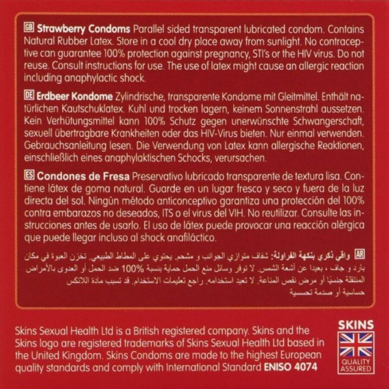 Preservativos Premium Sabor Fresa 4 Uds