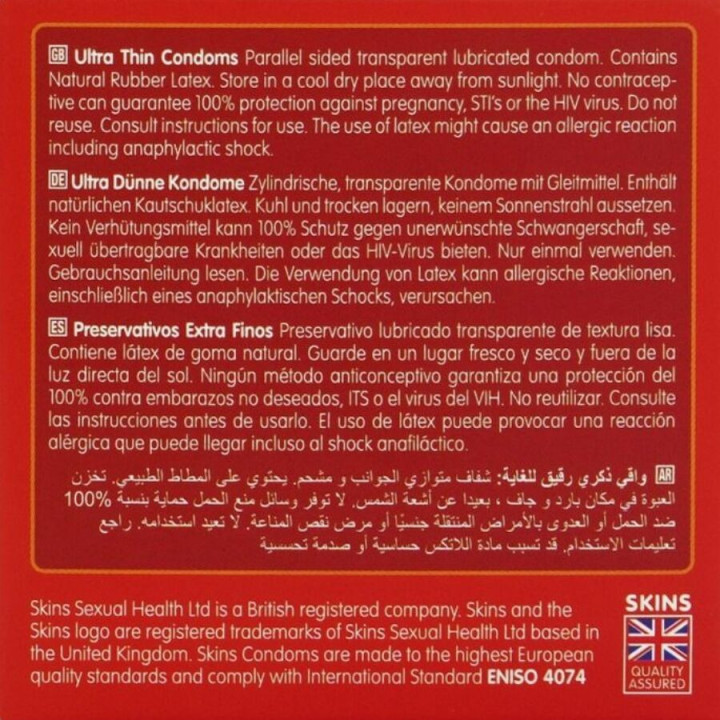 Preservativos Ultrafinos Premium 4 Uds