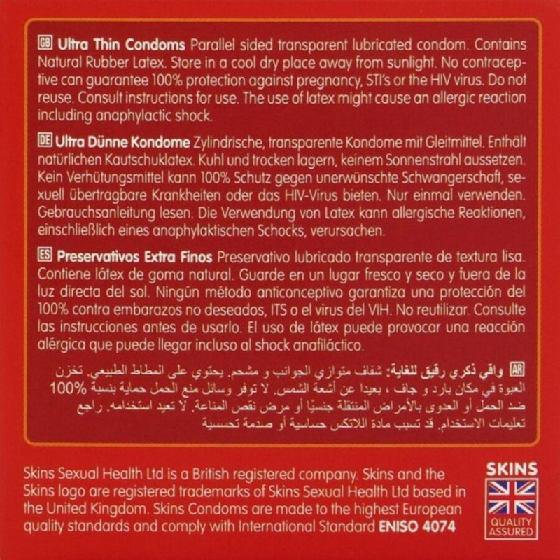 Preservativos Ultrafinos Premium 4 Uds