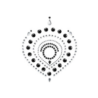Joyeria Adhesiva Flamboyant Negro Plata