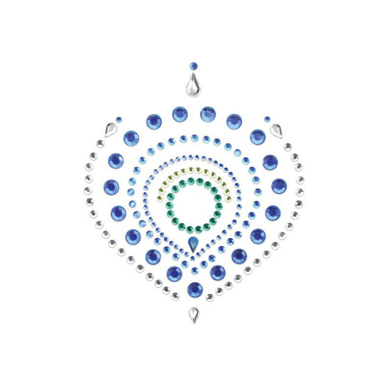 Flamboyant Joyeria Adhesiva Azul Verde