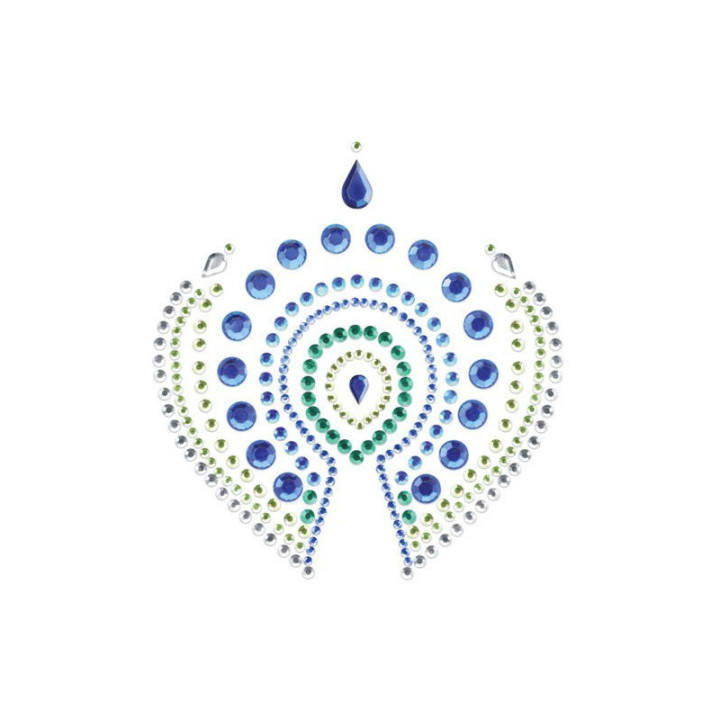 Flamboyant Joyeria Adhesiva Azul Verde