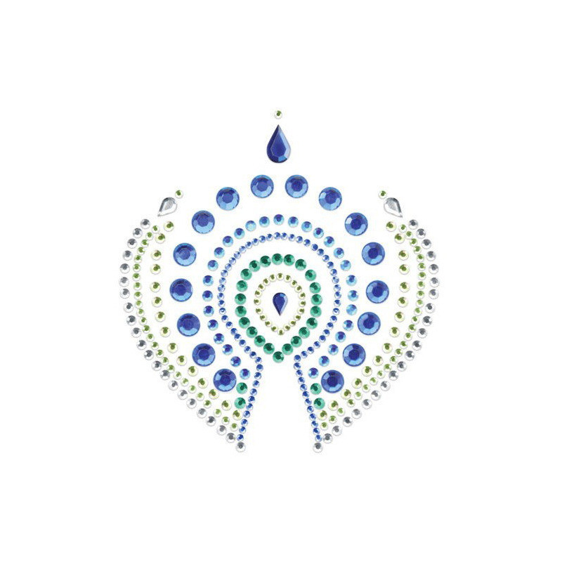 Flamboyant Joyeria Adhesiva Azul Verde