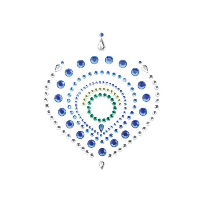 Flamboyant Joyeria Adhesiva Azul Verde