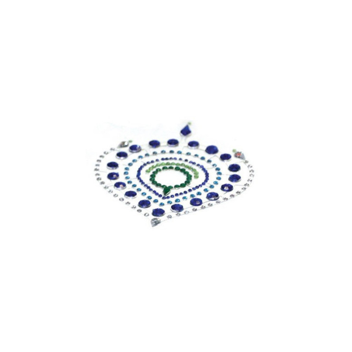 Flamboyant Joyeria Adhesiva Azul Verde