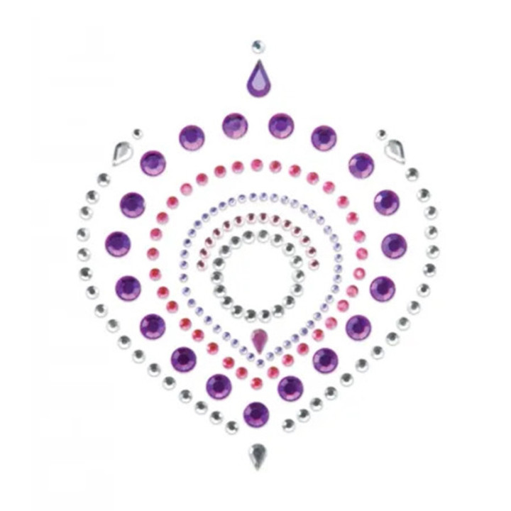 Joyeria Adhesiva Flamboyant Violeta Rosa