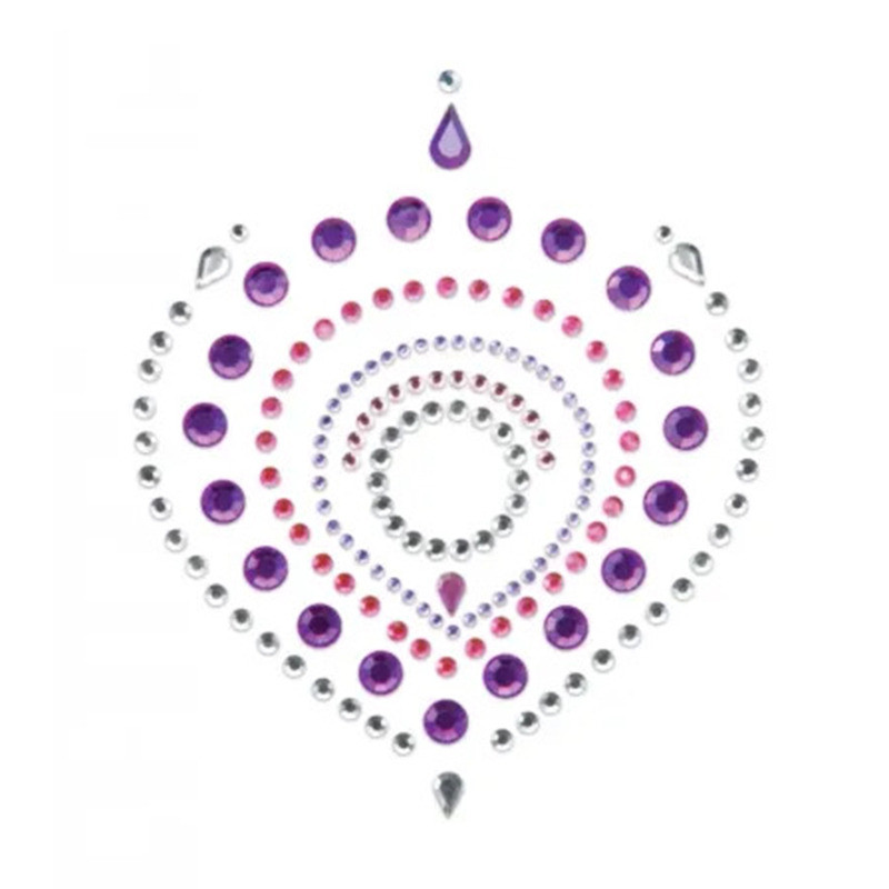 Joyeria Adhesiva Flamboyant Violeta Rosa