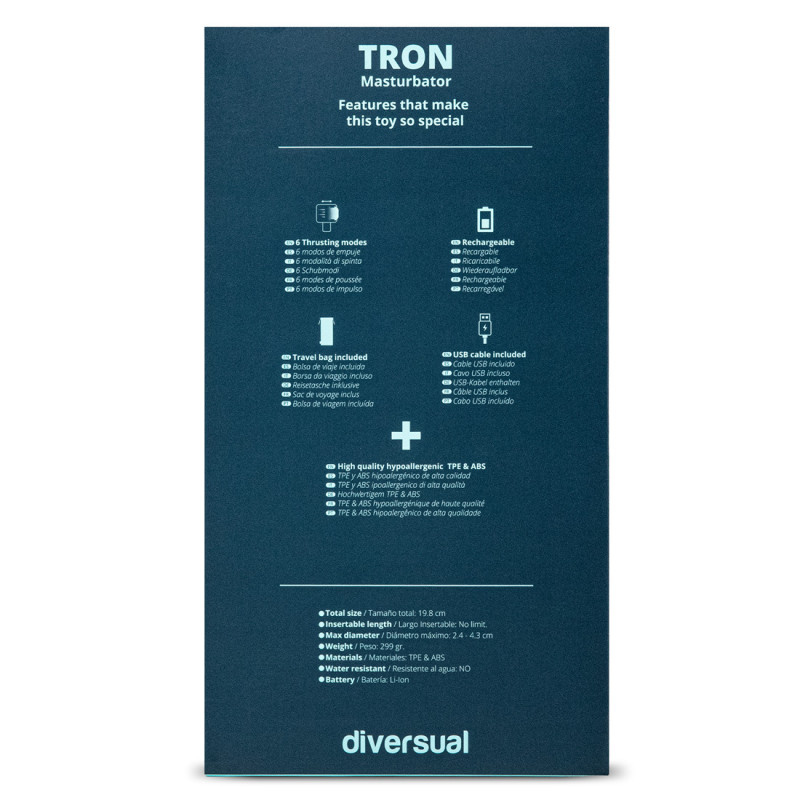 Tron Masturbador Blanco