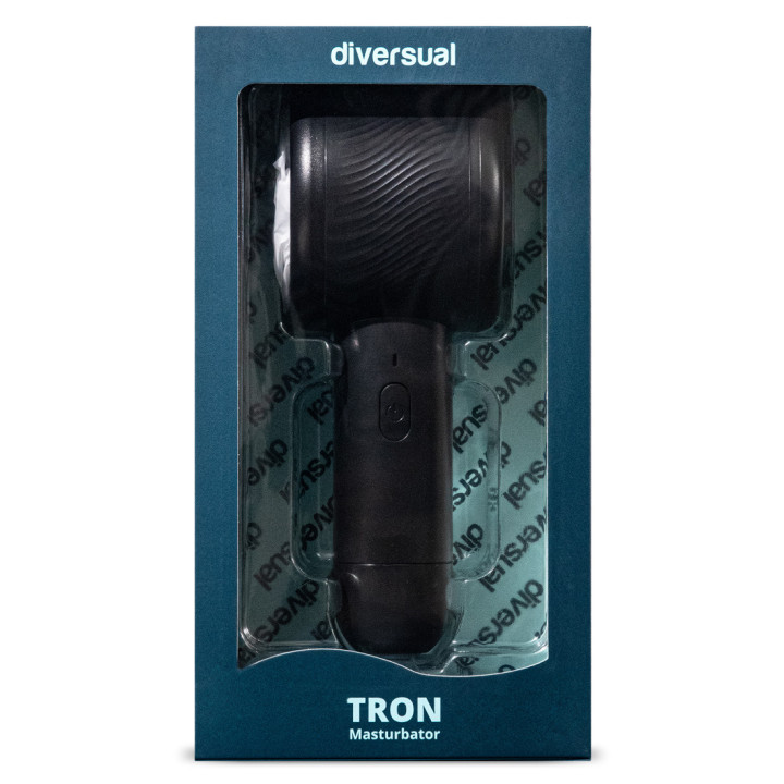 Tron Masturbador Automático Negro