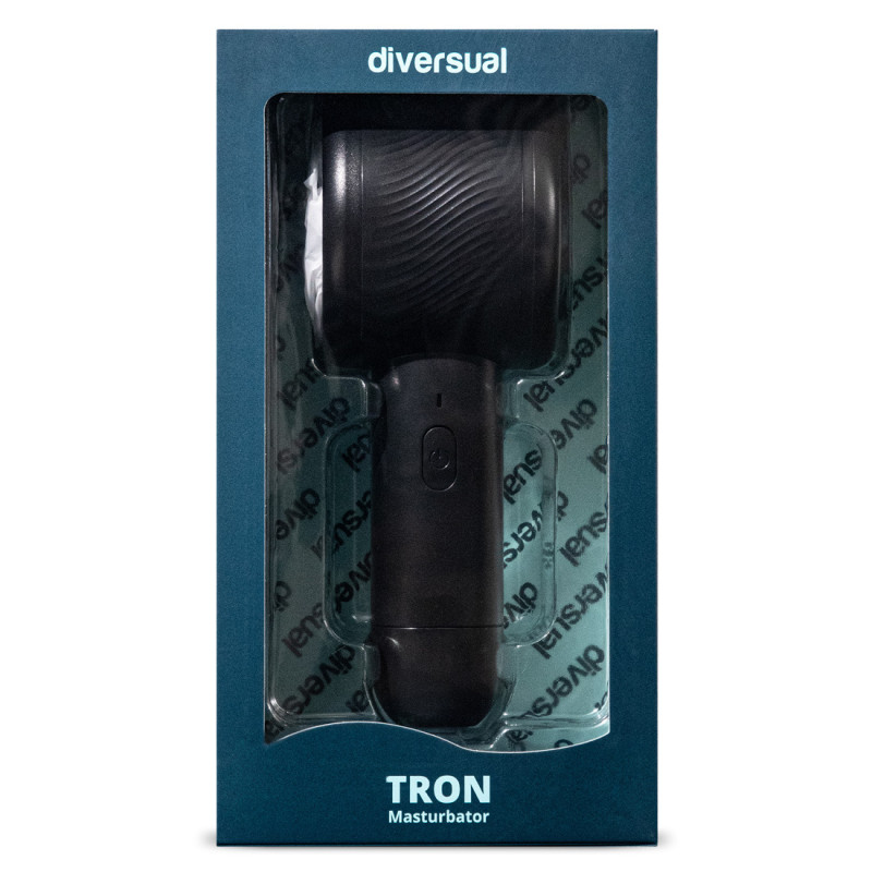 Tron Masturbador Automático Negro