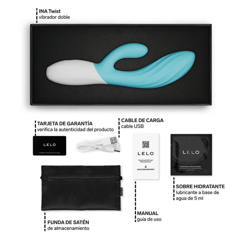 Lelo Ina Twist Vibrador Turquesa