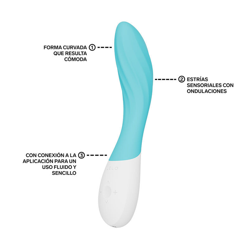 Lelo Mona Twist Vibrador Punto G Turquesa