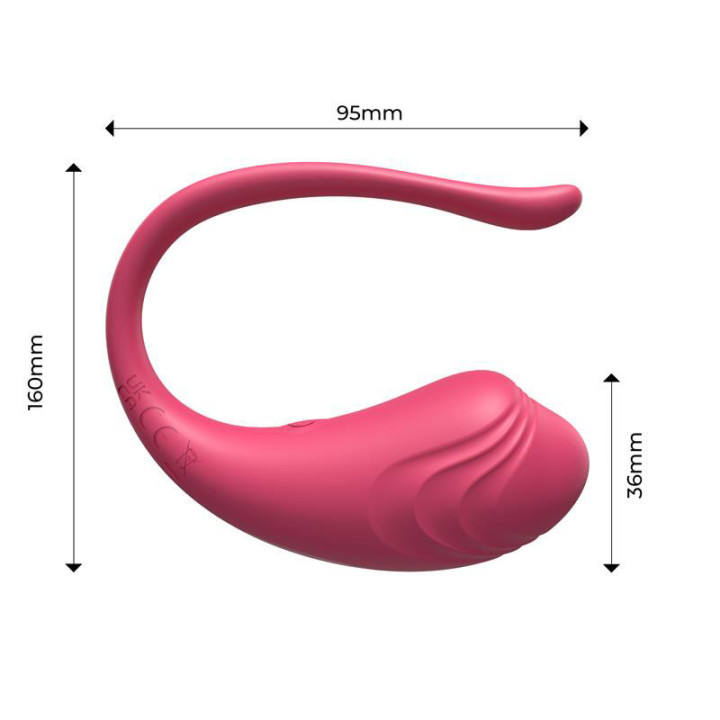 Luvia Huevo Vibrador Rosa