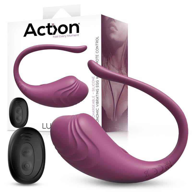 Luvia Huevo Vibrador Púrpura