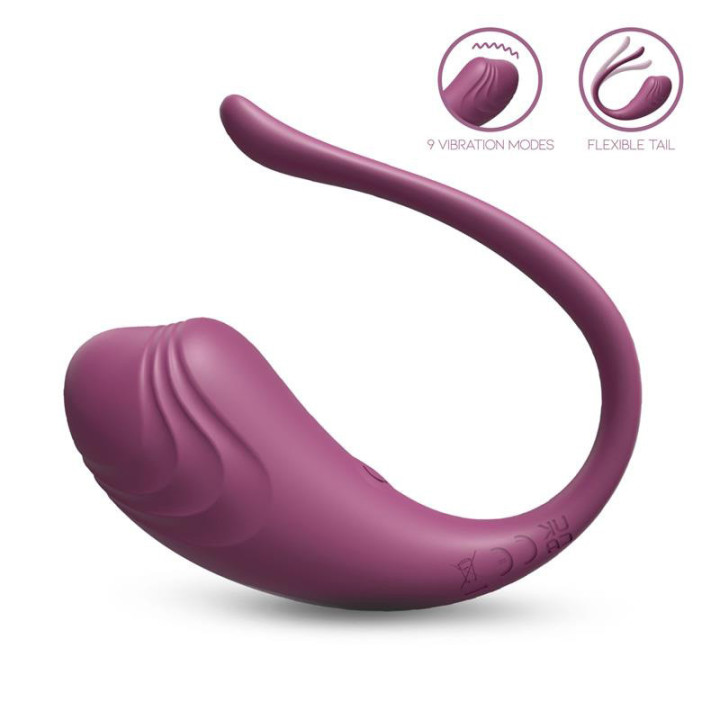 Luvia Huevo Vibrador Púrpura