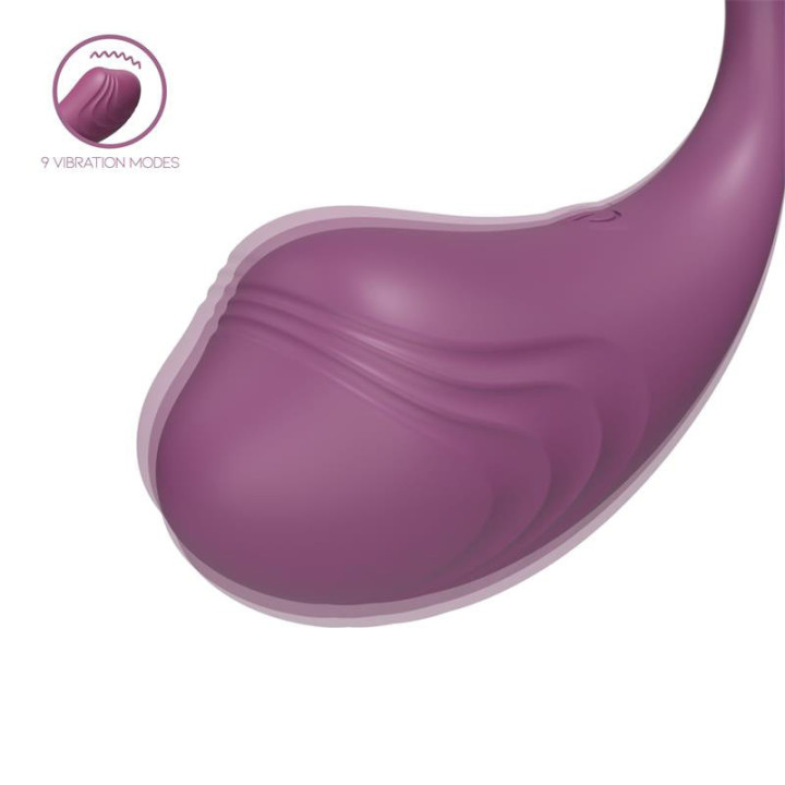 Luvia Huevo Vibrador Púrpura