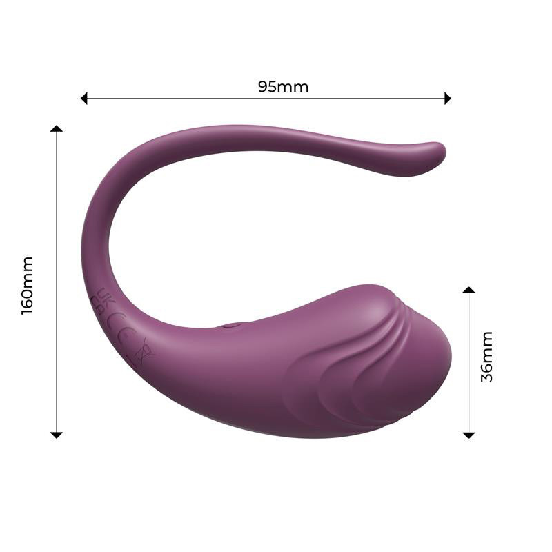 Luvia Huevo Vibrador Púrpura