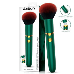 Secret Vert Estimulador Brocha de Maquillaje Verde