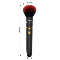 Secret Noir Estimulador Brocha de Maquillaje Negro