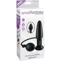 Plug Hinchable Vibrador Anal Fantasy
