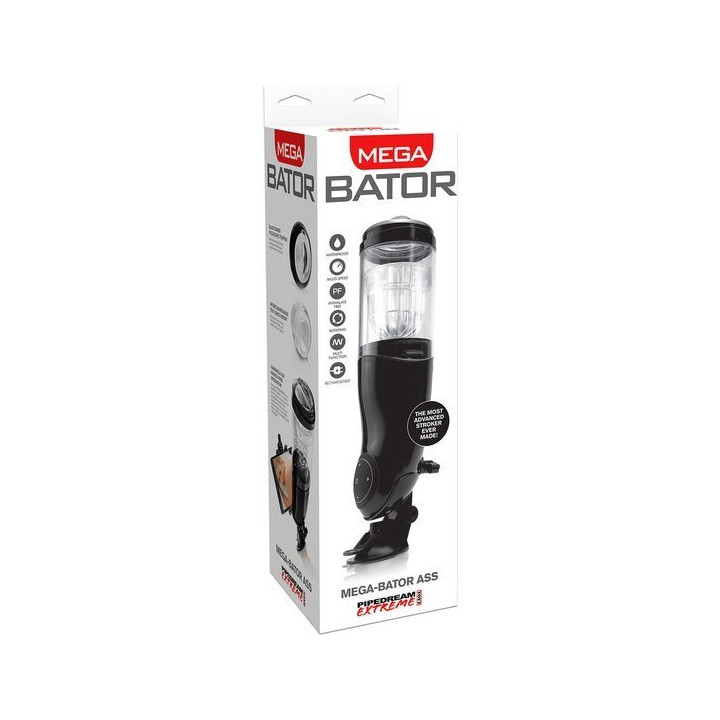 PDX Mega Bator Usb Masturbador Masculino Ano Negro