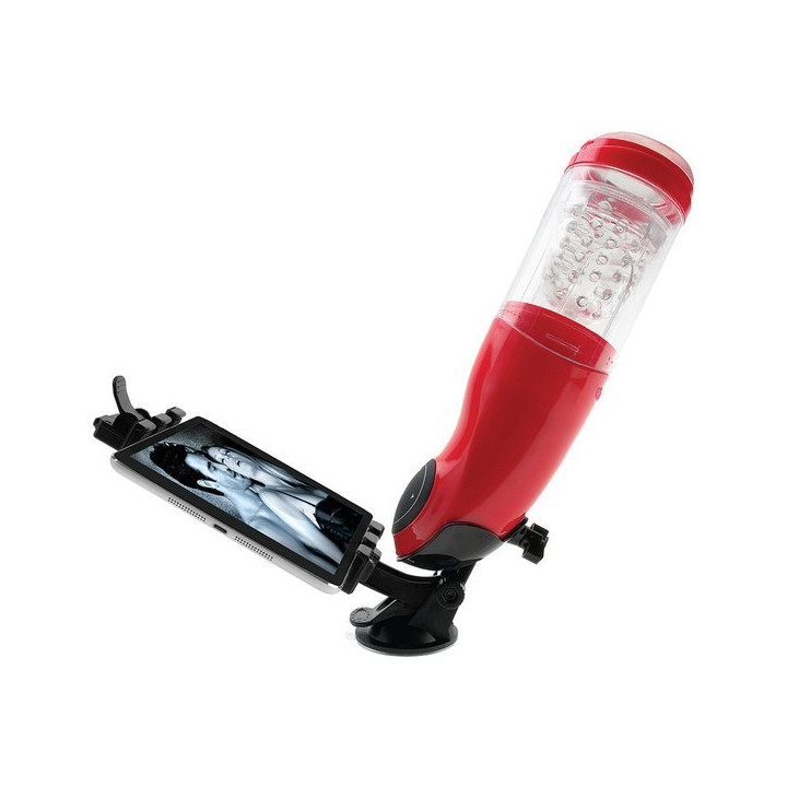 PDX Mega Bator Usb Masturbador Masculino Boca Rojo