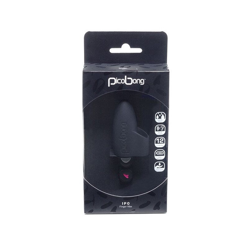 Picobong Ipo Dedal Vibrador Negro