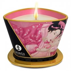 Shunga Vela de Masaje Rosa Afrodisiaca