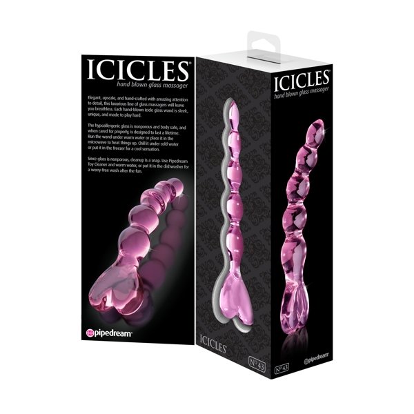 Consolador Icicles 43 de Vidrio