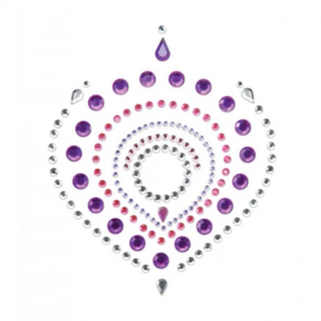 Joyeria Adhesiva Flamboyant Violeta Rosa