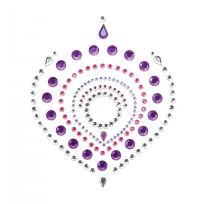 Joyeria Adhesiva Flamboyant Violeta Rosa