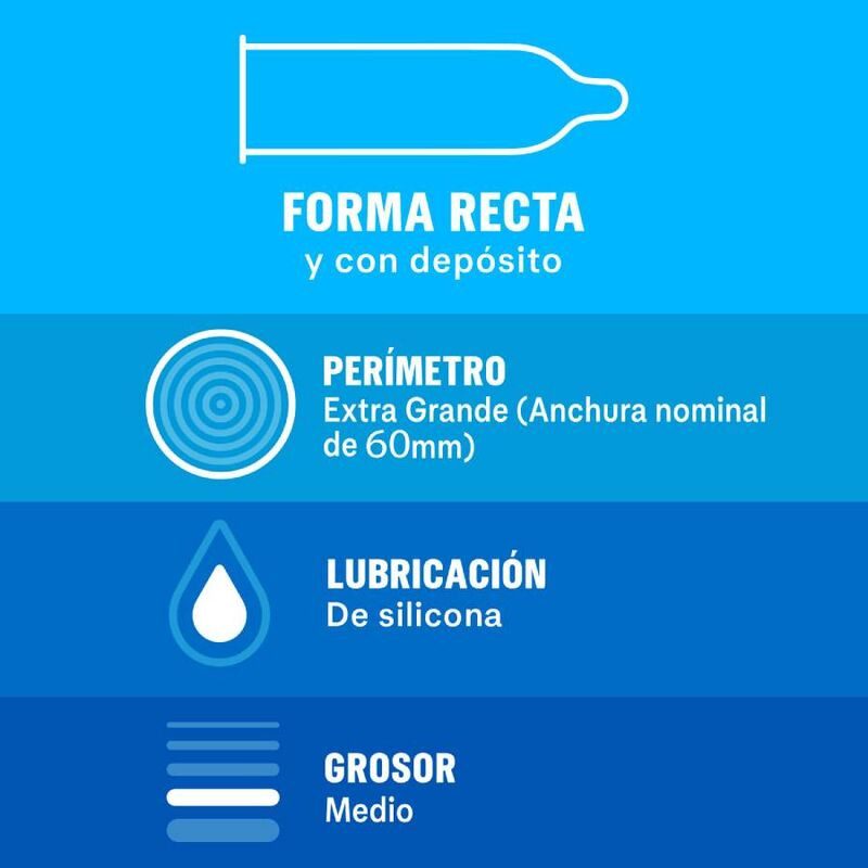 Durex XL Preservativos 12 Uds