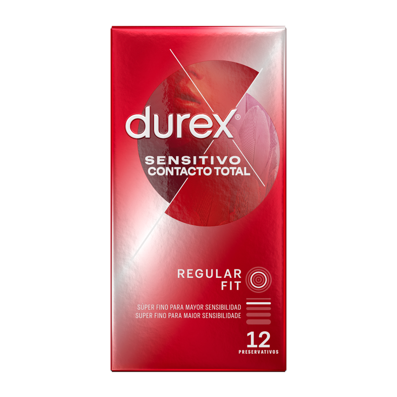 Preservativos Durex Sensitivo Contacto Total 12 Uds