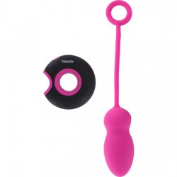 Nereus Fish Remote Control Egg balls with 7 functions in pink and black