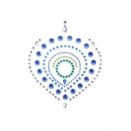 Flamboyant Joyeria Adhesiva Azul Verde