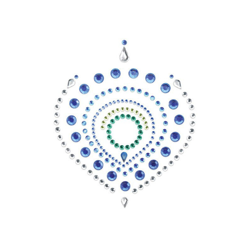 Flamboyant Joyeria Adhesiva Azul Verde