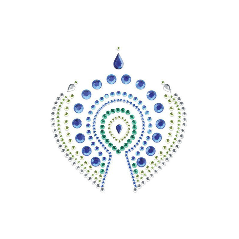 Flamboyant Joyeria Adhesiva Azul Verde