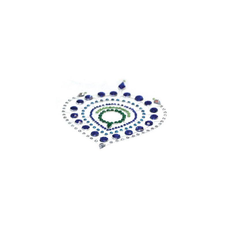 Flamboyant Joyeria Adhesiva Azul Verde