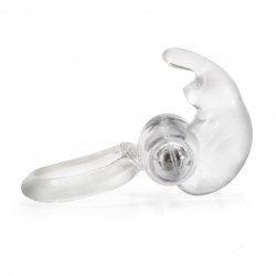Anillo Vibrador de Silicona Transparente