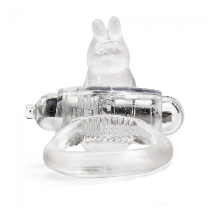 Anillo Vibrador de Silicona Transparente