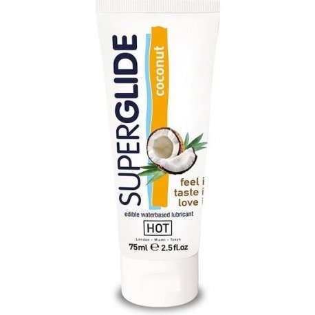 Hot Superglide lubricant edible coconut