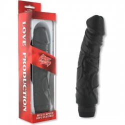 Vibrador Perfect Pleasure Negro 22 cm