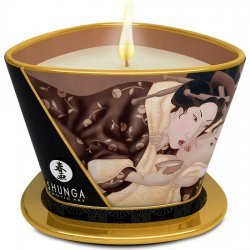 Shunga Bougie de Massage au Chocolat 170 ml