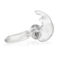 Anillo Vibrador de Silicona Transparente